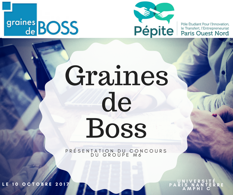 Événement: 10.10.17 Le Concours Graines de Boss (Groupe M6)